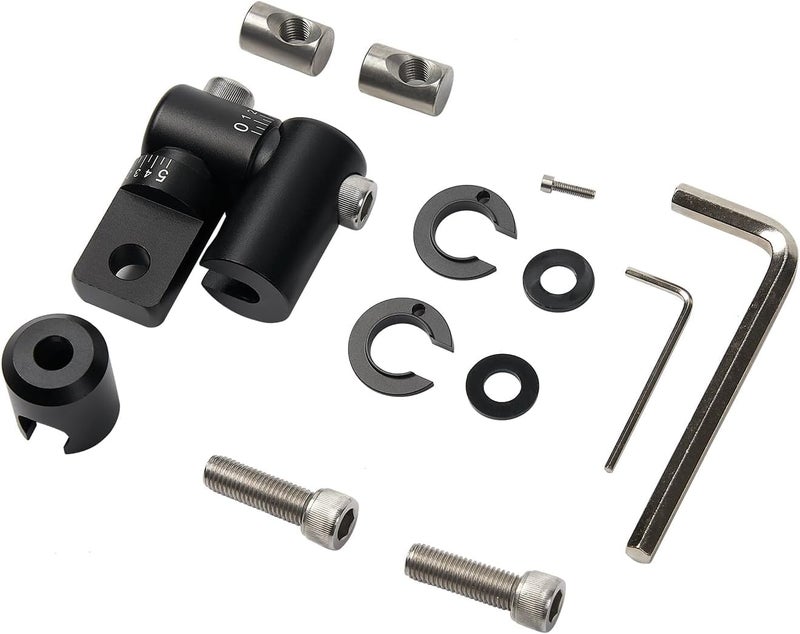 sf. Archery Single Side Adjustable V-Bar Mount Quick Disconnect,Bow Rod Stabilizer,Sidebar Mount Pkg,Bow stabilizer,Back bar stabilizer Mount,Archery Bow Stabilizer for Compound Bow - Image 2